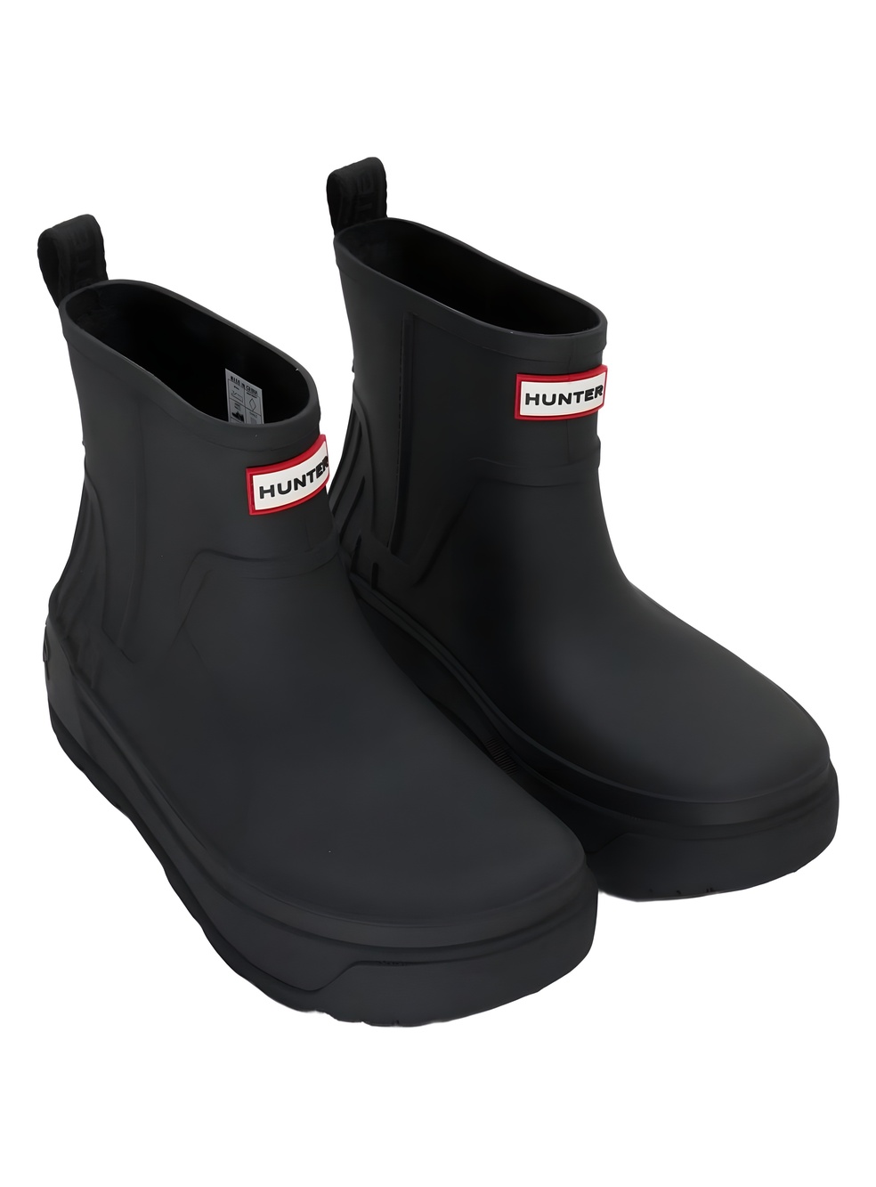 Hunter Womens Wales Waterproof Rain Booties Black Size 10M